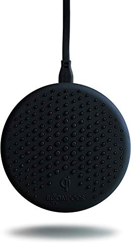 Boompods Eclipse Mini schnelles induktives Ladegerät - 15W Wireless Charger, Qi-zertifizierte Ladestation, kabelloses Ladegerät, Induktionsladegerät für iPhone/Samsung/andere Geräte, Ladepad, Schwarz Boompods Eclipse Mini schnelles induktives Ladegerät - 15W Wireless Charger, Qi-zertifizierte Ladestation, kabelloses Ladegerät, Induktionsladegerät für iPhone/Samsung/andere Geräte, Ladepad, Schwarz von Boompods