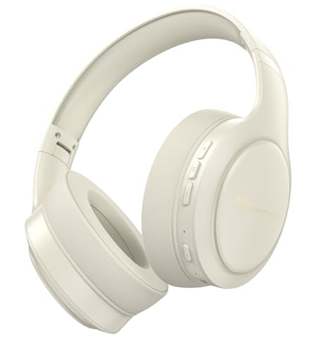 Boompods Headpods Pro 2 Over-Ear Bluetooth Kopfhörer - Faltbare Kabellose Kopfhörer mit Mikrofon, 50+ Stunden Akkulaufzeit, Over-Ear Design Ohrhörer und Weiche Pillowfoam-Polsterung, Sand von Boompods