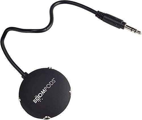 Boompods Multi Kopfhörer Audio Verteiler - 3,5mm Klinkenstecker Adapter mit 4 Anschlüssen, AUX Stereo Headset Adapter, Kompakter Mehrfach-Splitter für Smartphone, Tablet und Computer, Schwarz von Boompods