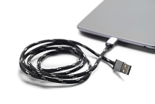 Boompods RCMBLK Micro-USB/USB-Kabel, geschirmt, 1m, schwarz von Boompods
