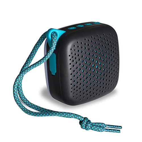 Boompods Rhythm tragbarer Bluetooth Lautsprecher mit Amazon Alexa - IPX7 wasserdicht, Mini Bluetooth Speaker, 5 Std. Spielzeit, Outdoor Musikbox Bluetooth, Licht & Mikrofon für Reise, Dusche & iPhone von Boompods