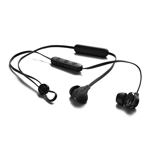 Boompods Sportline Wireless Bluetooth Kopfhörer, kabellose Ohrhörer, In-Ear Kopfhörer mit Mikrofon, IPX4 Schutz Ear Buds, 5 Std. Spielzeit, Schwarz von Boompods