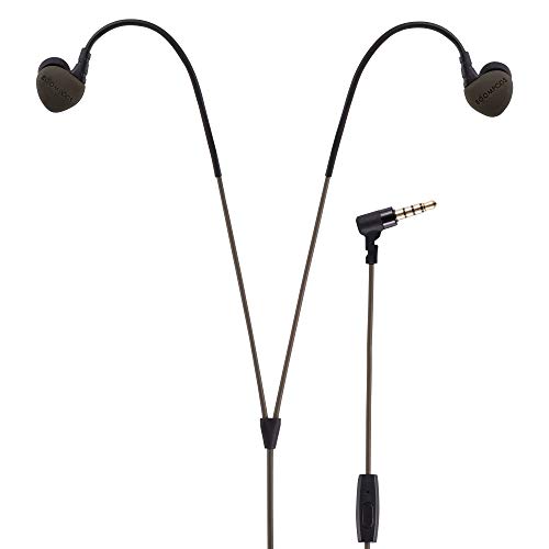 Boompods Sportpod Race In Ear Kopfhörer mit Kabel - IPX4-Schutz schweiß- und wasserfest, ideal für alle Geräte mit 3.5mm Klinke/AUX in, Army Grün von Boompods