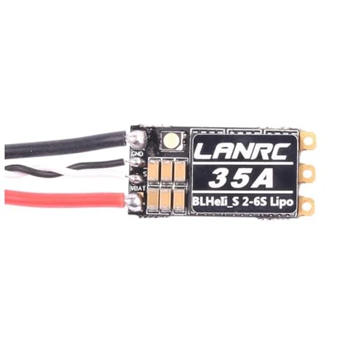 Booso BLHeli S 2-6S Lipo 35A ESC bürstenlos, RGB-LED, programmierbar, integriert, D-Shot 150/300/600 ONESHOT125, Ersatzzubehör für RC FPV Drohne Booso BLHeli S 2-6S Lipo 35A ESC bürstenlos, RGB-LED, programmierbar, integriert, D-Shot 150/300/600 ONESHOT125, Ersatzzubehör für RC FPV Drohne von Booso