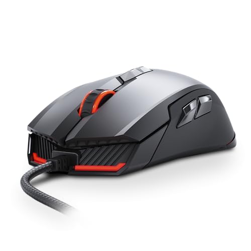 Boost Boxx Hades - Gaming-Maus mit RGB-Beleuchtung, 7 Tasten und bis zu 2400 DPI Abtastrate von Boost Boxx