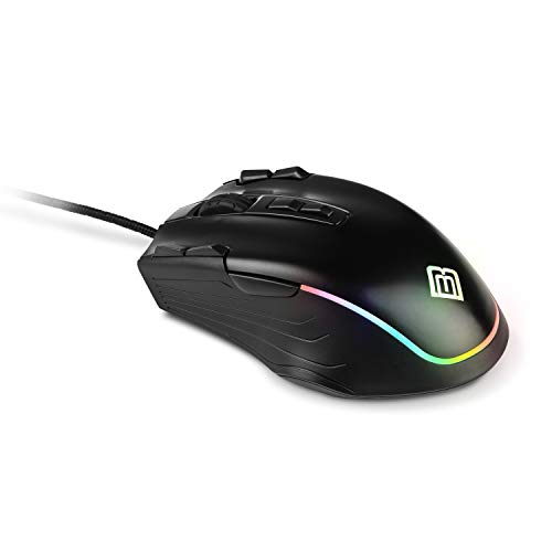 Boost Boxx Nightmare - Gaming-Maus für Links- und Rechtshänder mit programmierbarer RGB-Beleuchtung, 11 Tasten und bis zu 2500 DPI Abtastrate Boost Boxx Nightmare - Gaming-Maus für Links- und Rechtshänder mit programmierbarer RGB-Beleuchtung, 11 Tasten und bis zu 2500 DPI Abtastrate von Boost Boxx