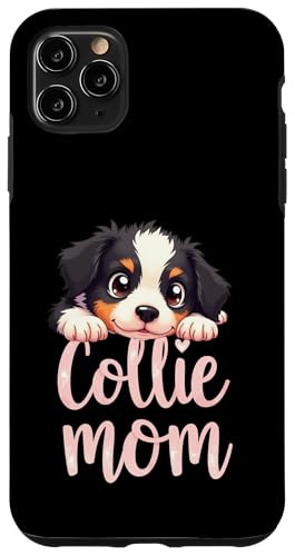 Border Collie Mama Hund Border Collie Mama Süßer Welpe Hülle für iPhone 11 Pro Max von Border Collie Fun Designs