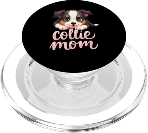 Border Collie Mama Hund Border Collie Mama Süßer Welpe PopSockets PopGrip für MagSafe Border Collie Mama Hund Border Collie Mama Süßer Welpe PopSockets PopGrip für MagSafe von Border Collie Fun Designs