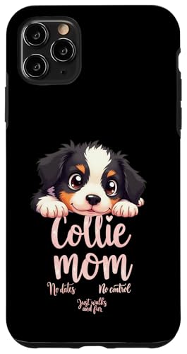 Lustiges Collie Mom Dog Border Collie Mama Humor Zitat Hülle für iPhone 11 Pro Max von Border Collie Fun Designs