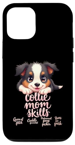 Lustiges Collie Mom Dog Border Collie Mama Humor Zitat Hülle für iPhone 12/12 Pro von Border Collie Fun Designs