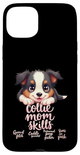 Lustiges Collie Mom Dog Border Collie Mama Humor Zitat Hülle für iPhone 15 Plus Lustiges Collie Mom Dog Border Collie Mama Humor Zitat Hülle für iPhone 15 Plus von Border Collie Fun Designs