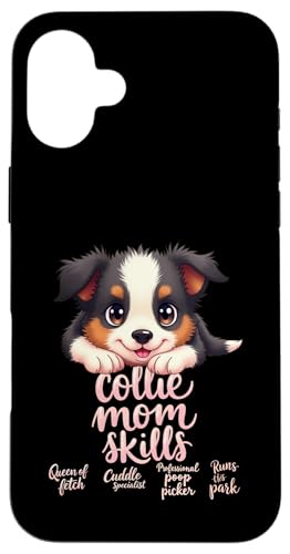 Lustiges Collie Mom Dog Border Collie Mama Humor Zitat Hülle für iPhone 16 Plus Lustiges Collie Mom Dog Border Collie Mama Humor Zitat Hülle für iPhone 16 Plus von Border Collie Fun Designs