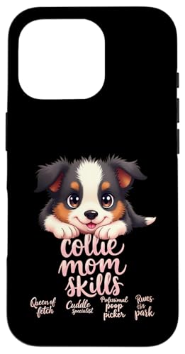 Lustiges Collie Mom Dog Border Collie Mama Humor Zitat Hülle für iPhone 16 Pro Lustiges Collie Mom Dog Border Collie Mama Humor Zitat Hülle für iPhone 16 Pro von Border Collie Fun Designs