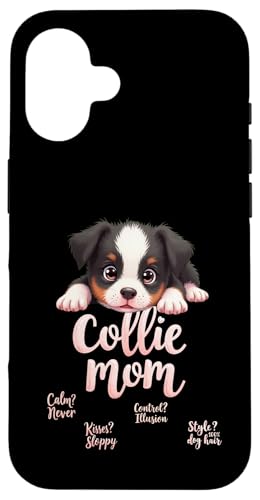 Lustiges Collie Mom Dog Border Collie Mama Humor Zitat Hülle für iPhone 16 Lustiges Collie Mom Dog Border Collie Mama Humor Zitat Hülle für iPhone 16 von Border Collie Fun Designs