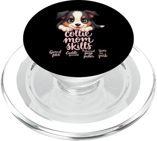 Lustiges Collie Mom Dog Border Collie Mama Humor Zitat PopSockets PopGrip für MagSafe Lustiges Collie Mom Dog Border Collie Mama Humor Zitat PopSockets PopGrip für MagSafe von Border Collie Fun Designs