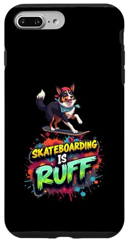 Lustiges Skateboard-Geschenk für Border Collie Hundebesitzer Hülle für iPhone 7 Plus/8 Plus Lustiges Skateboard-Geschenk für Border Collie Hundebesitzer Hülle für iPhone 7 Plus/8 Plus von Border Collie Fun Designs