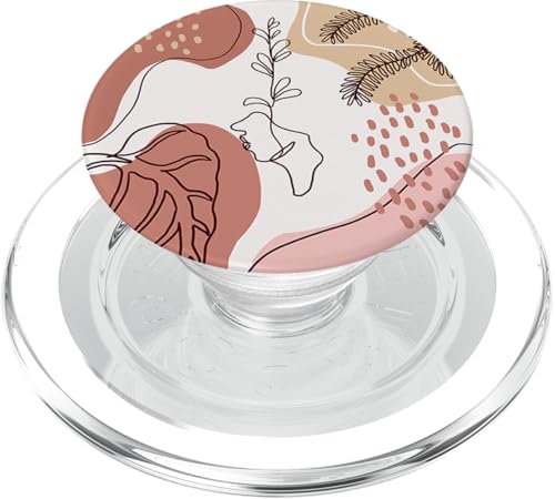 Minimalistischer Pflanzenkopf Bohemian Aesthetic Minimalist Boho Chic PopSockets PopGrip für MagSafe von BoredKoalas Boho Phone Case Gifts