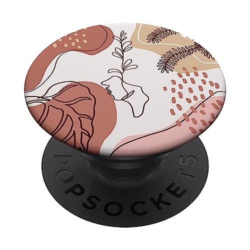 Minimalistischer Pflanzenkopf Bohemian Aesthetic Minimalist Boho Chic PopSockets mit austauschbarem PopGrip von BoredKoalas Boho Phone Case Gifts