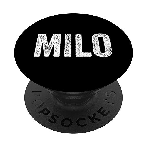 Milo Vorname Jungen Personalisiertes Geschenk - PopSockets Ausziehbarer Sockel und Griff für Smartphones und Tablets von BoredKoalas Jungen Vornamen Geschenke