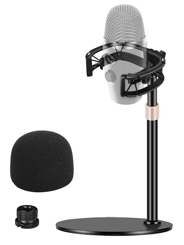 Borenbuir Mikrofonständer mit Stoßdämpfung, speziell für Yeti Nano Mikrofon, Anti-Vibrations-Federung, Schock-Halterung, Clip, kompatibel mit Blue Yeti Nano-Mikrofonen Borenbuir Mikrofonständer mit Stoßdämpfung, speziell für Yeti Nano Mikrofon, Anti-Vibrations-Federung, Schock-Halterung, Clip, kompatibel mit Blue Yeti Nano-Mikrofonen von Borenbuir