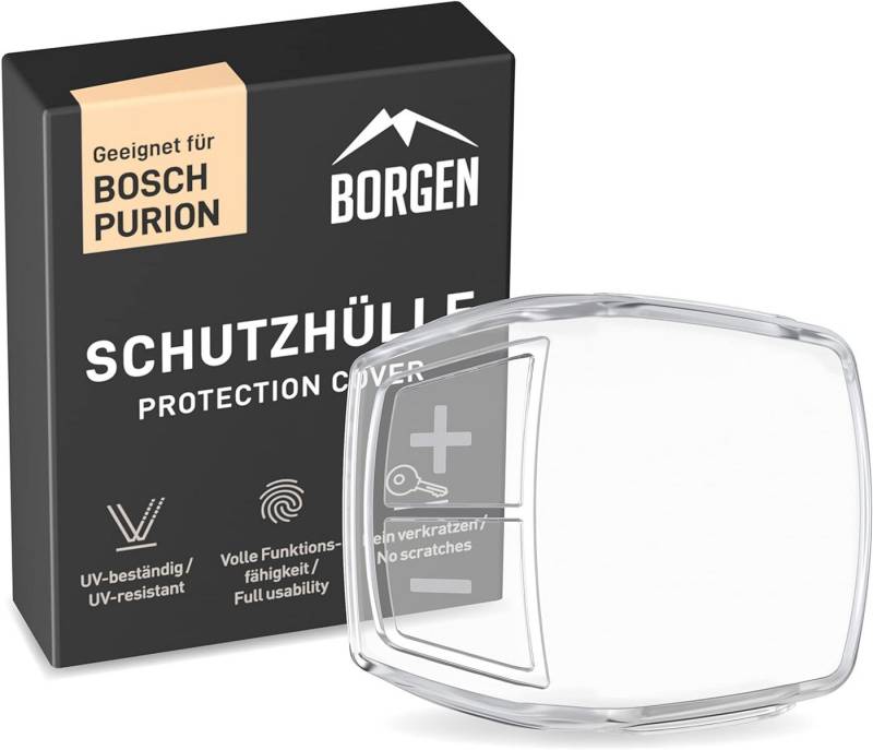 Borgen Displayschutzfolie Borgen E-Bike Displayschutz geeignet für Bosch Purion Display von Borgen