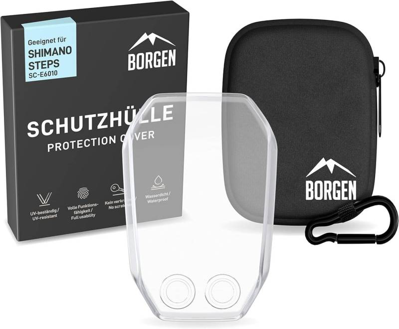 Borgen Displayschutzfolie Borgen E-Bike Displayschutz geeignet für Shimano SC-E-6010 Display von Borgen