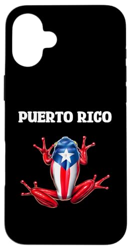 Frosch Flagge von Puerto Rico Puertorikanische Stolz Boricua Hülle für iPhone 16 Plus Frosch Flagge von Puerto Rico Puertorikanische Stolz Boricua Hülle für iPhone 16 Plus von Boricua Puerto Rico Taino Clothing