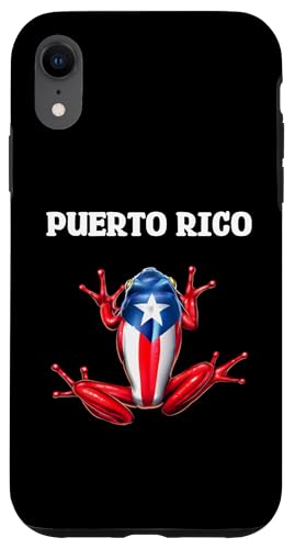 Frosch Flagge von Puerto Rico Puertorikanische Stolz Boricua Hülle für iPhone XR Frosch Flagge von Puerto Rico Puertorikanische Stolz Boricua Hülle für iPhone XR von Boricua Puerto Rico Taino Clothing