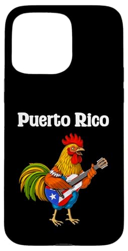Hahn Flagge von Puerto Rico Puertorikanische Boricua Hülle für iPhone 15 Pro Max Hahn Flagge von Puerto Rico Puertorikanische Boricua Hülle für iPhone 15 Pro Max von Boricua Puerto Rico Taino Clothing