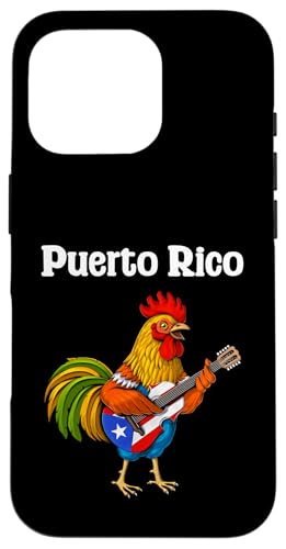 Hahn Flagge von Puerto Rico Puertorikanische Boricua Hülle für iPhone 16 Pro von Boricua Puerto Rico Taino Clothing