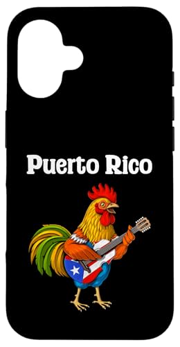 Hahn Flagge von Puerto Rico Puertorikanische Boricua Hülle für iPhone 16 Hahn Flagge von Puerto Rico Puertorikanische Boricua Hülle für iPhone 16 von Boricua Puerto Rico Taino Clothing