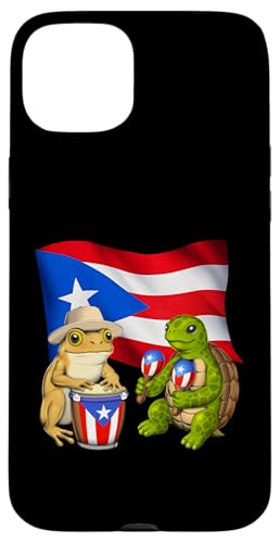 Puerto Ricanischer Frosch Schildkröte puertoricanische Hülle für iPhone 15 Plus Puerto Ricanischer Frosch Schildkröte puertoricanische Hülle für iPhone 15 Plus von Boricua Puerto Rico Taino Clothing