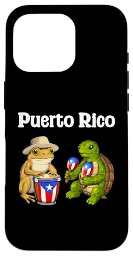 Puerto Ricanischer Frosch Schildkröte puertoricanische Hülle für iPhone 16 Pro Puerto Ricanischer Frosch Schildkröte puertoricanische Hülle für iPhone 16 Pro von Boricua Puerto Rico Taino Clothing