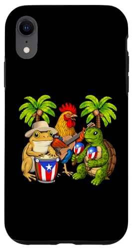 Puerto Ricanischer Frosch puertoricanische flagge stolzes Hülle für iPhone XR Puerto Ricanischer Frosch puertoricanische flagge stolzes Hülle für iPhone XR von Boricua Puerto Rico Taino Clothing