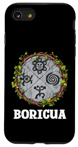 Puerto Rico Boricua Sonne Symbol Puertorikanischer Stolz Hülle für iPhone SE (2020) / 7 / 8 von Boricua Puerto Rico Taino Clothing