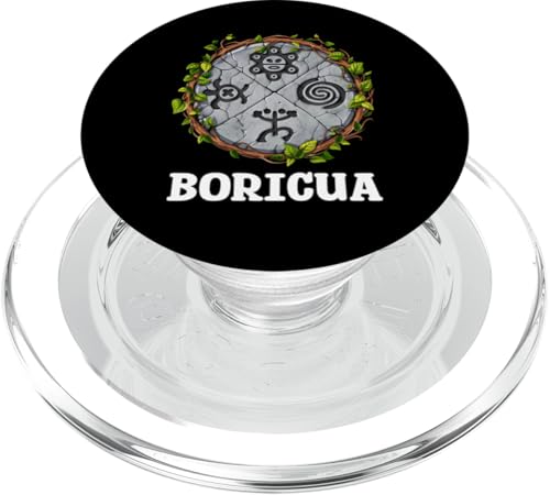 Puerto Rico Boricua Sonne Symbol Puertorikanischer Stolz PopSockets PopGrip für MagSafe Puerto Rico Boricua Sonne Symbol Puertorikanischer Stolz PopSockets PopGrip für MagSafe von Boricua Puerto Rico Taino Clothing