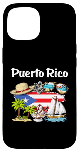 Puerto Rico Puertorikanische Flagge Puerto Ricanischer Stolz Hülle für iPhone 15 Puerto Rico Puertorikanische Flagge Puerto Ricanischer Stolz Hülle für iPhone 15 von Boricua Puerto Rico Taino Clothing