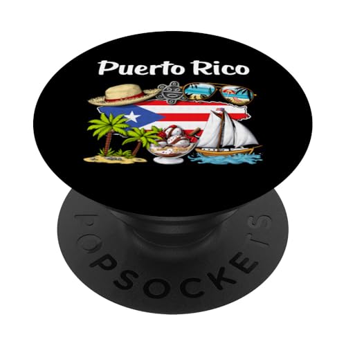 Puerto Rico Puertorikanische Flagge Puerto Ricanischer Stolz PopSockets Klebender PopGrip Puerto Rico Puertorikanische Flagge Puerto Ricanischer Stolz PopSockets Klebender PopGrip von Boricua Puerto Rico Taino Clothing