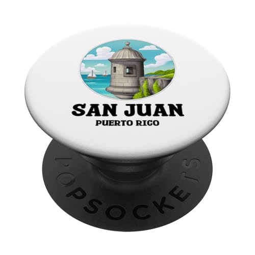 San Juan Puerto Rico Boricua puerto ricanisches Erbe PopSockets Klebender PopGrip San Juan Puerto Rico Boricua puerto ricanisches Erbe PopSockets Klebender PopGrip von Boricua Puerto Rico Taino Clothing