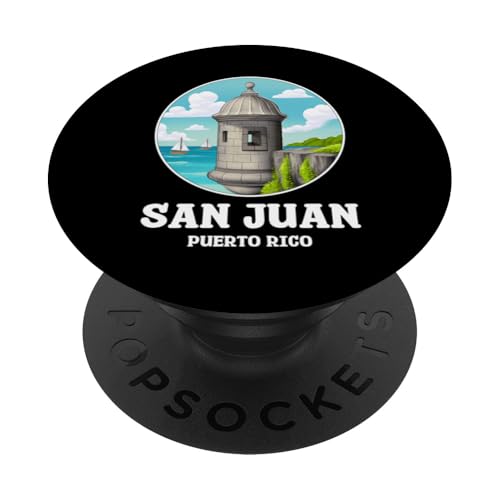 San Juan Puerto Rico Boricua puerto ricanisches Erbe PopSockets Klebender PopGrip San Juan Puerto Rico Boricua puerto ricanisches Erbe PopSockets Klebender PopGrip von Boricua Puerto Rico Taino Clothing