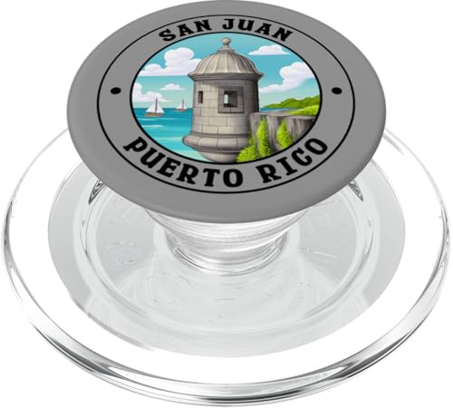 San Juan Puerto Rico Boricua puerto ricanisches Erbe PopSockets PopGrip für MagSafe San Juan Puerto Rico Boricua puerto ricanisches Erbe PopSockets PopGrip für MagSafe von Boricua Puerto Rico Taino Clothing