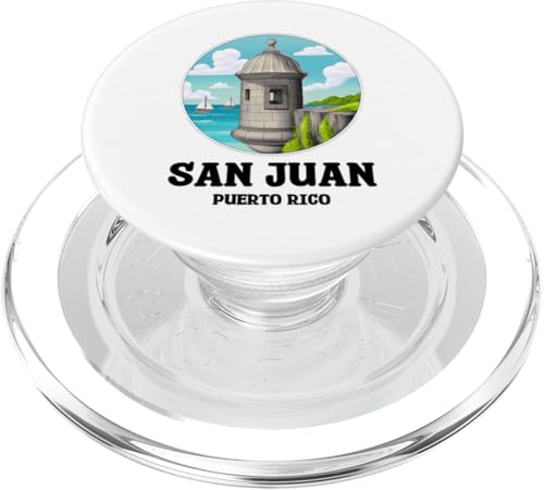 San Juan Puerto Rico Boricua puerto ricanisches Erbe PopSockets PopGrip für MagSafe San Juan Puerto Rico Boricua puerto ricanisches Erbe PopSockets PopGrip für MagSafe von Boricua Puerto Rico Taino Clothing