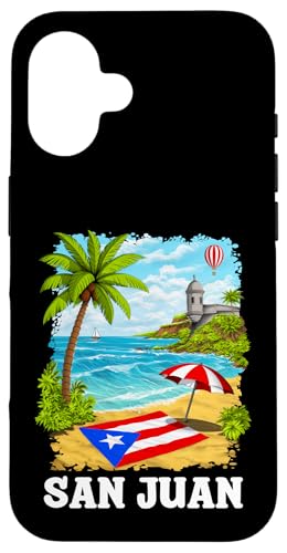 San Juan Puerto Rico Puertorikanische Flagge Boricua Hülle für iPhone 16 San Juan Puerto Rico Puertorikanische Flagge Boricua Hülle für iPhone 16 von Boricua Puerto Rico Taino Clothing