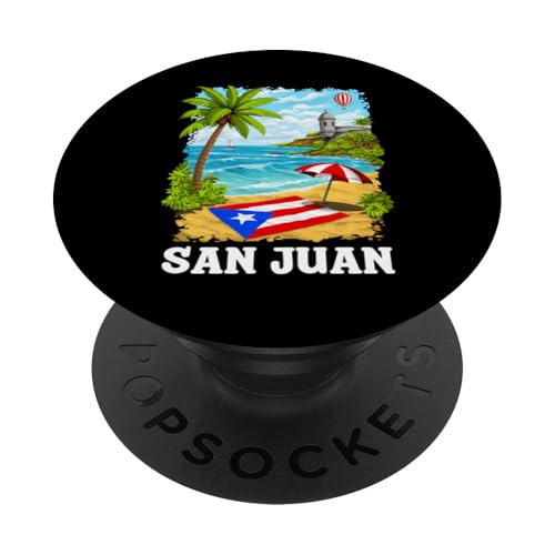 San Juan Puerto Rico Puertorikanische Flagge Boricua PopSockets Klebender PopGrip San Juan Puerto Rico Puertorikanische Flagge Boricua PopSockets Klebender PopGrip von Boricua Puerto Rico Taino Clothing