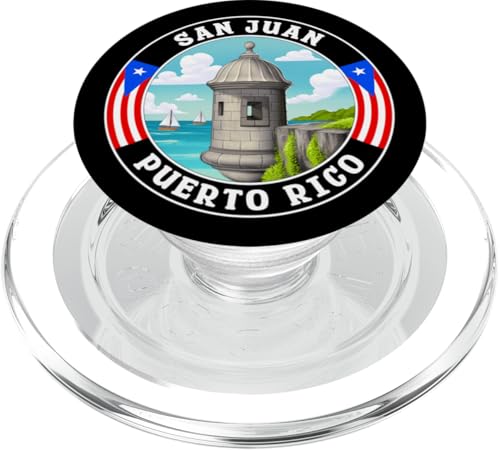 San Juan Puerto Rico Puertorikanische Flagge Boricua PopSockets PopGrip für MagSafe San Juan Puerto Rico Puertorikanische Flagge Boricua PopSockets PopGrip für MagSafe von Boricua Puerto Rico Taino Clothing