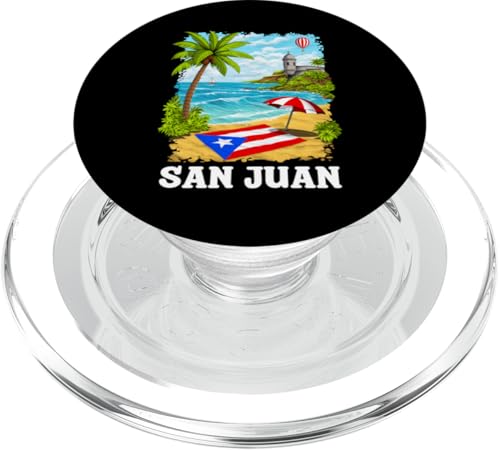 San Juan Puerto Rico Puertorikanische Flagge Boricua PopSockets PopGrip für MagSafe San Juan Puerto Rico Puertorikanische Flagge Boricua PopSockets PopGrip für MagSafe von Boricua Puerto Rico Taino Clothing