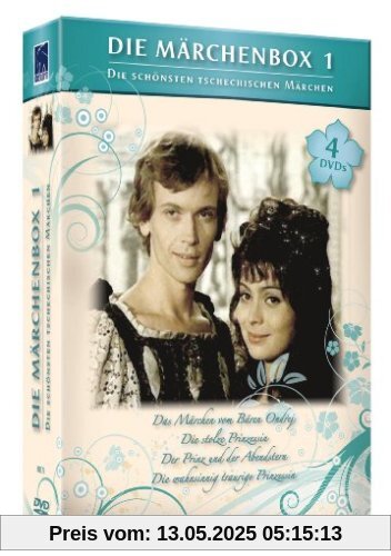 Die Märchenbox 1 (4 DVDs: Das Märchen vom Bären Ondrej, Die stolze Prinzessin, Der Prinz und der Abendstern, Die wahnsinnig traurige Prinzessin) von Borivoj Zeman