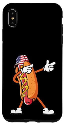 4. Juli Cookout Independence Day BBQ Dabbing Hot Dog Hülle für iPhone XS Max von Born to Grill Apparel.USA