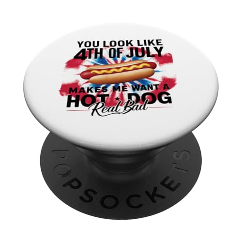 4. Juli Hot Dog für Cookouts Feuerwerk und USA Pride PopSockets Klebender PopGrip 4. Juli Hot Dog für Cookouts Feuerwerk und USA Pride PopSockets Klebender PopGrip von Born to Grill Apparel.USA