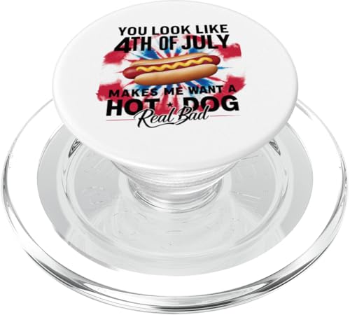 4. Juli Hot Dog für Cookouts Feuerwerk und USA Pride PopSockets PopGrip für MagSafe 4. Juli Hot Dog für Cookouts Feuerwerk und USA Pride PopSockets PopGrip für MagSafe von Born to Grill Apparel.USA